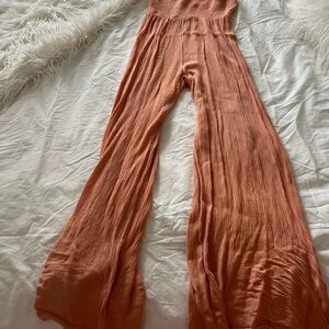 Women's Orange Jumpsuit